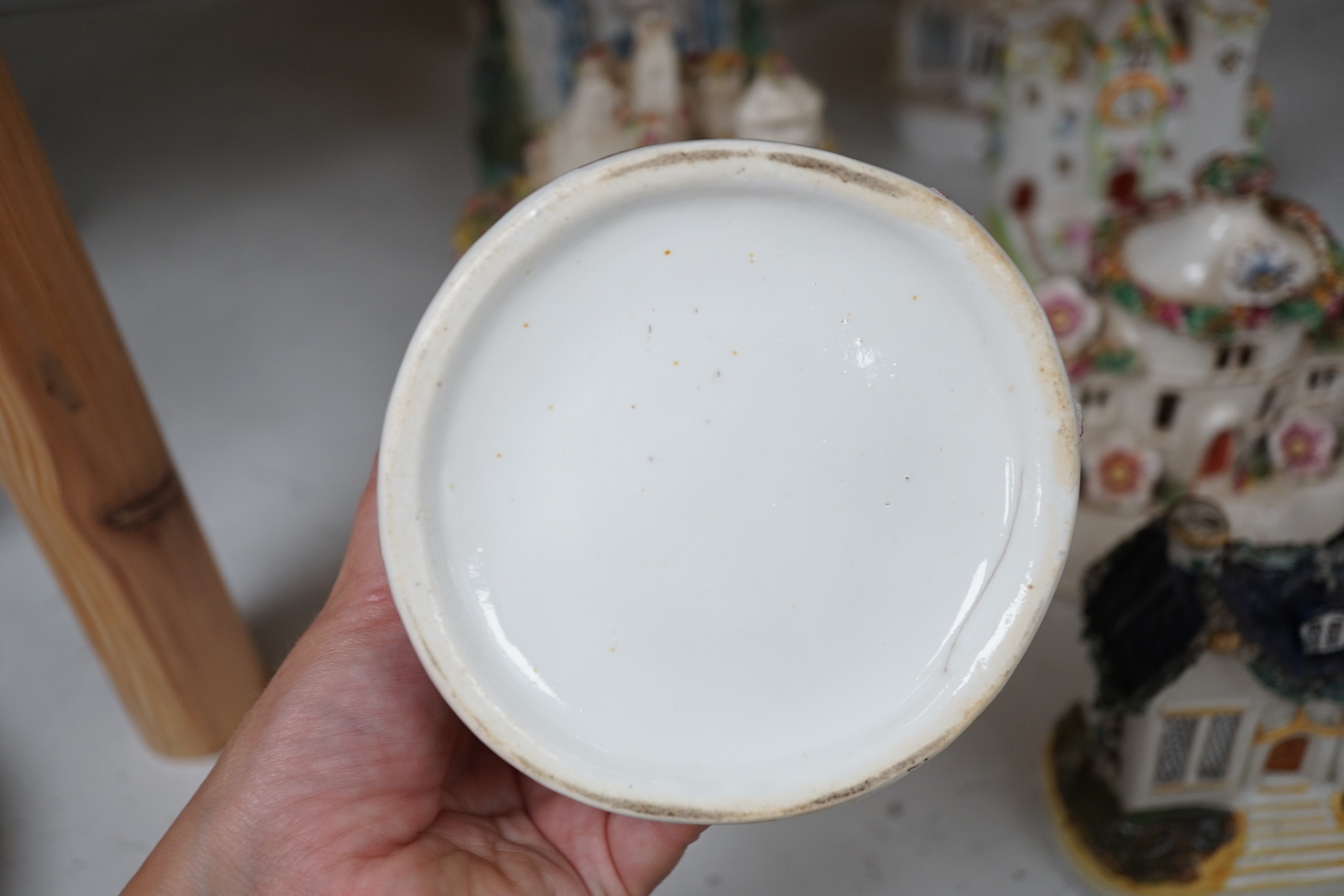 Thirteen Staffordshire 'cottage’ pastille burners or models